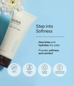 AHAVA Deadsea Water Mineral Fußcreme -Optimal Kosmetik Geschäft 697045150137 visual2