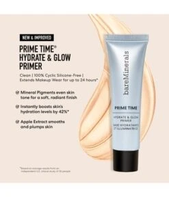 BareMinerals Prime Time Hydrate & Glow Primer 9 BareMinerals Prime Time Hydrate & Glow Primer -Optimal Kosmetik Geschäft bareminerals prime time hydrate and glow primer 30 ml no color 0194248044329 visual3