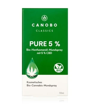CANOBO 5% CBD PURE BIO Mundspray Mundziehöl 2 CANOBO 5% CBD PURE BIO Mundspray Mundziehöl – Bild 2