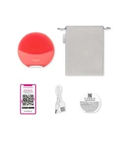 FOREO LUNA™ 4 Mini Coral Gesichtsbürste -Optimal Kosmetik Geschäft foreo lunatm 4 mini coral gesichtsbuerste 1 stk 7350120791320 visual2