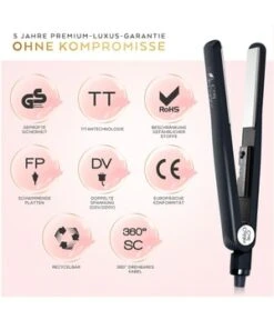 Golden Curl Black & White Glätteisen -Optimal Kosmetik Geschäft golden curl black and white glaetteisen 1 stk 5060494261412 detail