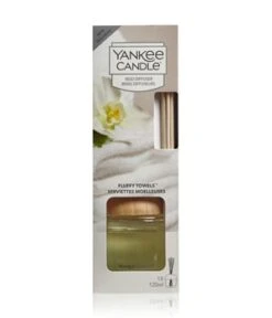 Yankee Candle Fluffy Towels Reed Diffuser Raumduft -Optimal Kosmetik Geschäft yankee candle reed diffuser fluffy towels raumduft 51 g 5038581079196 pack