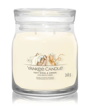 Yankee Candle Soft Wool & Amber Signature Duftkerze 1 Yankee Candle Soft Wool & Amber Signature Duftkerze